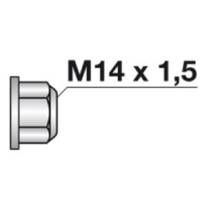 Selbstsichernde Bundmutter M14 x 1,5